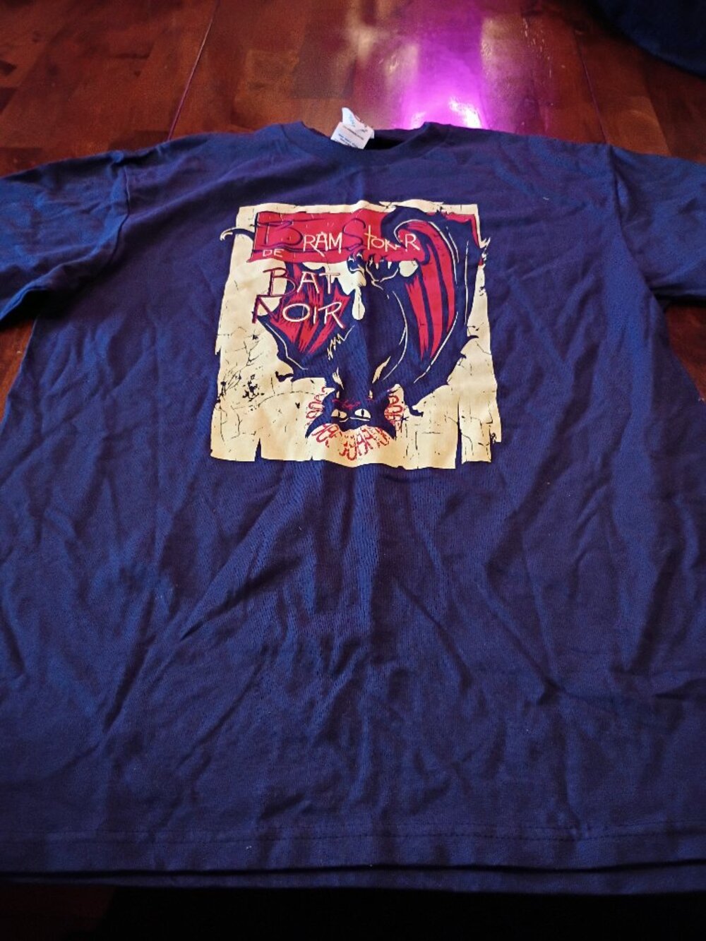 Vintage-Vibe Bram Stoker 'Bat Noir' Graphic Tee